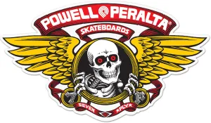 Powell Peralta Winged Ripper Red Skateboard Sticker