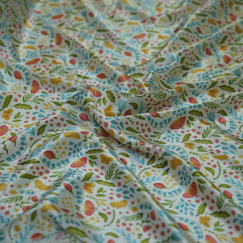 Print Silk Fabric 19 Momme - 2024 New Pattern