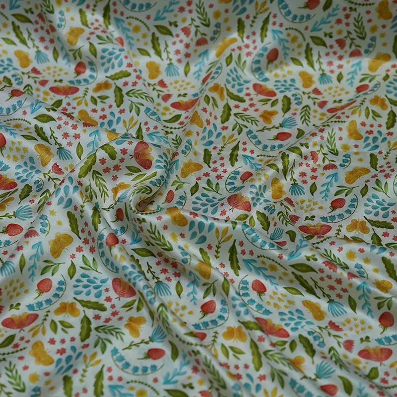 Print Silk Fabric 19 Momme - 2024 New Pattern