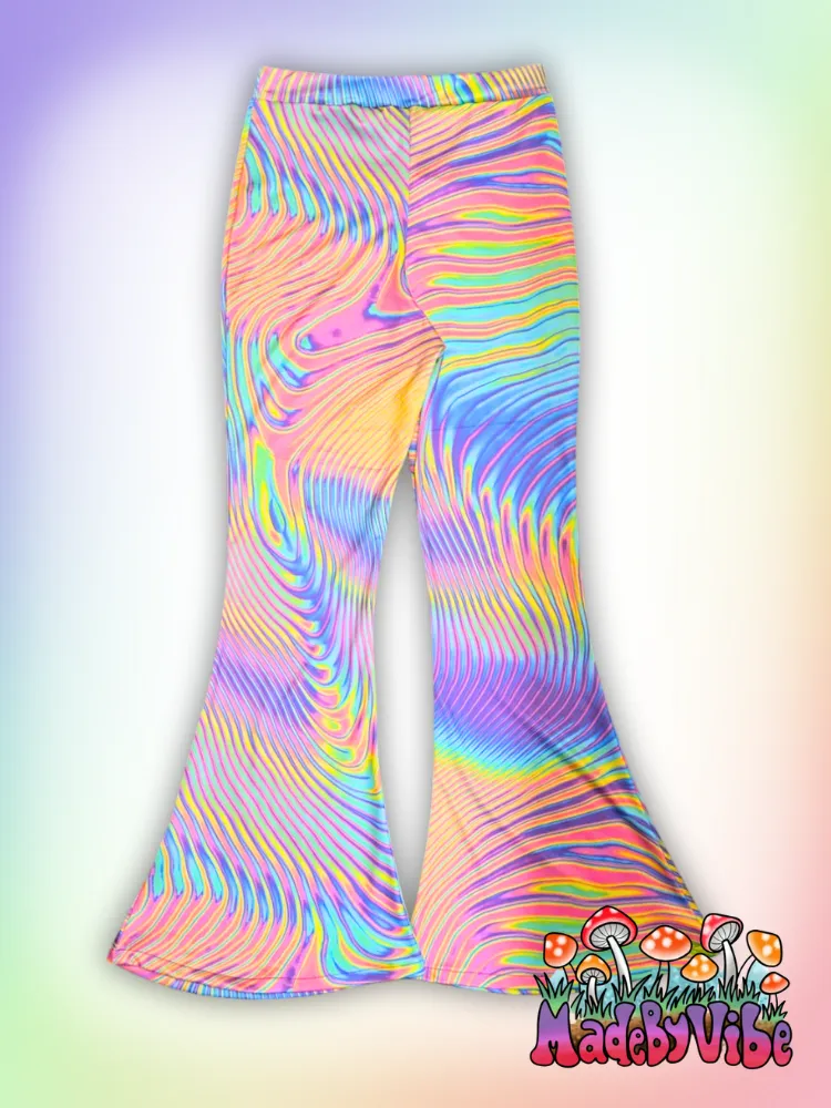 Prismatic Flare Pants - Ready to Ship