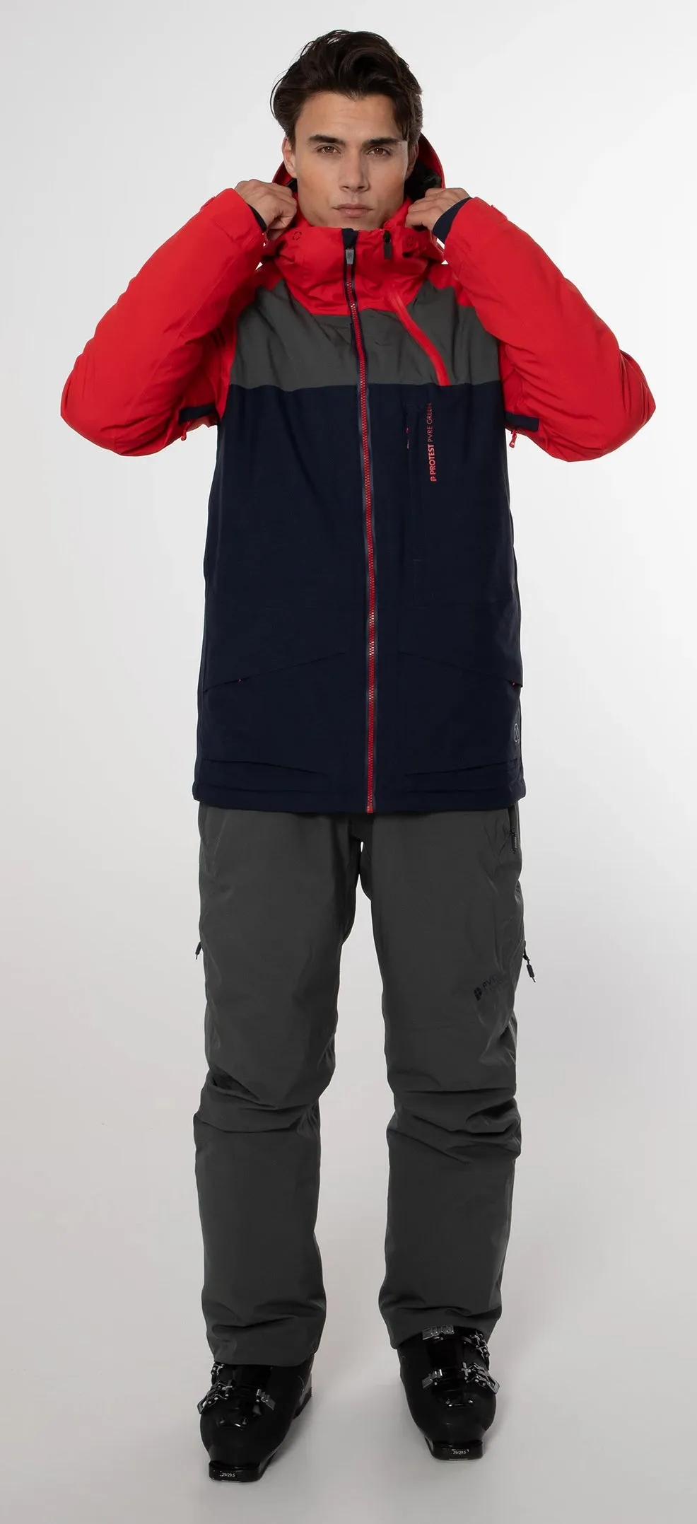 Protest Kingstong Jacket Mens Deep Ocean