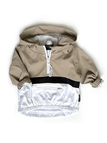 PULLOVER WINDBREAKER - SAND