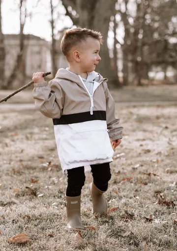 PULLOVER WINDBREAKER - SAND
