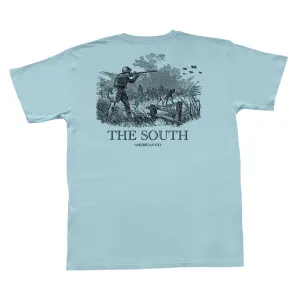 Quail Etching Tee (Chambray)