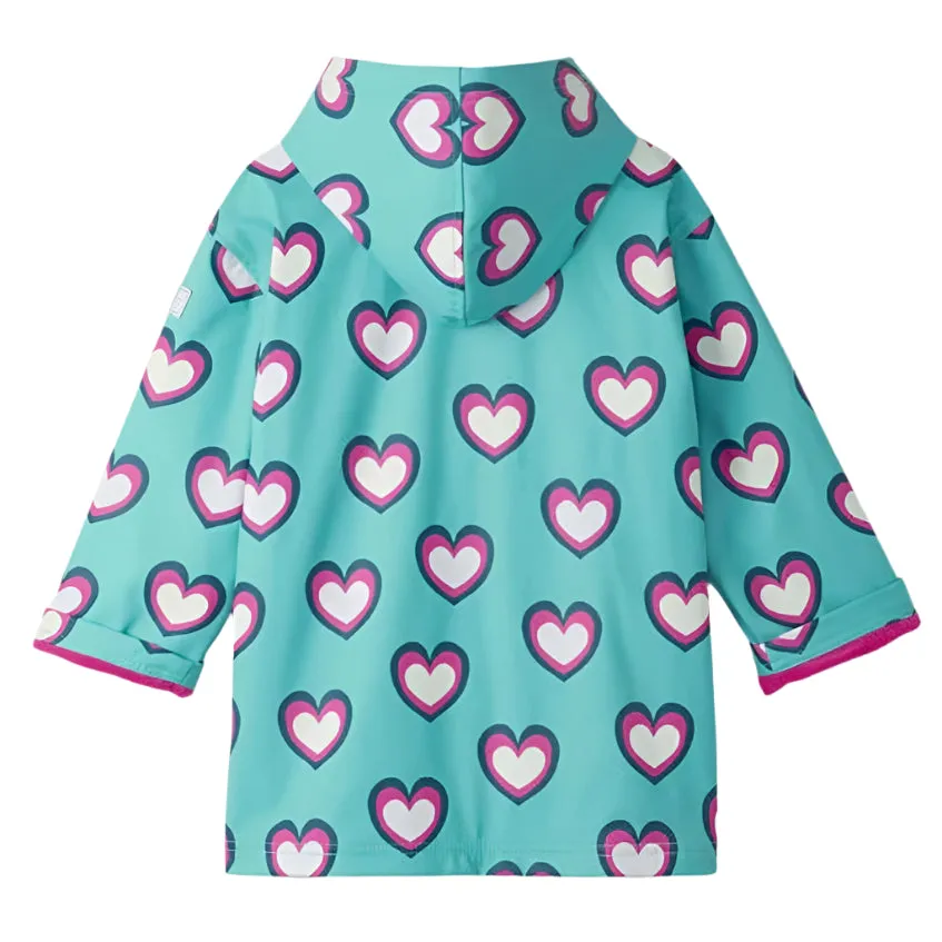 Rain Jacket - Colour Changing Hearts