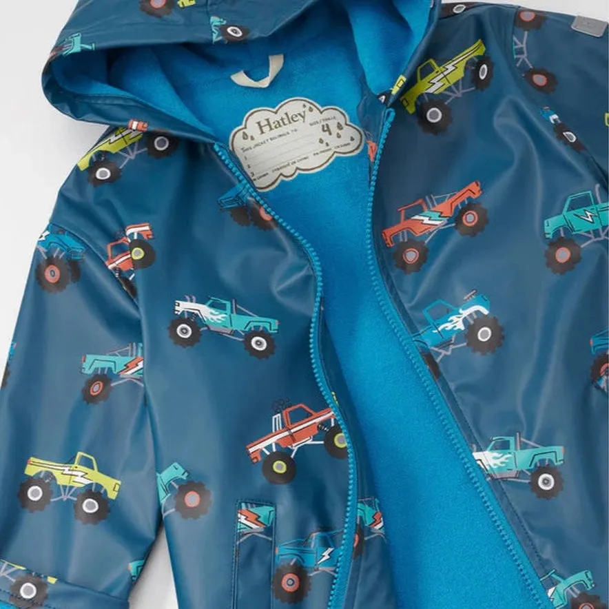 Rain Jacket - Monster Trucks