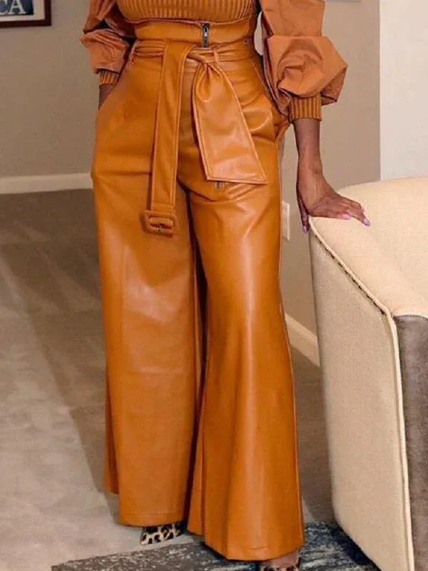 Raven Faux Leather Pants