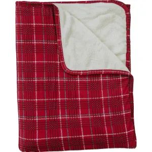 Red Bamboo Fleece Blanket