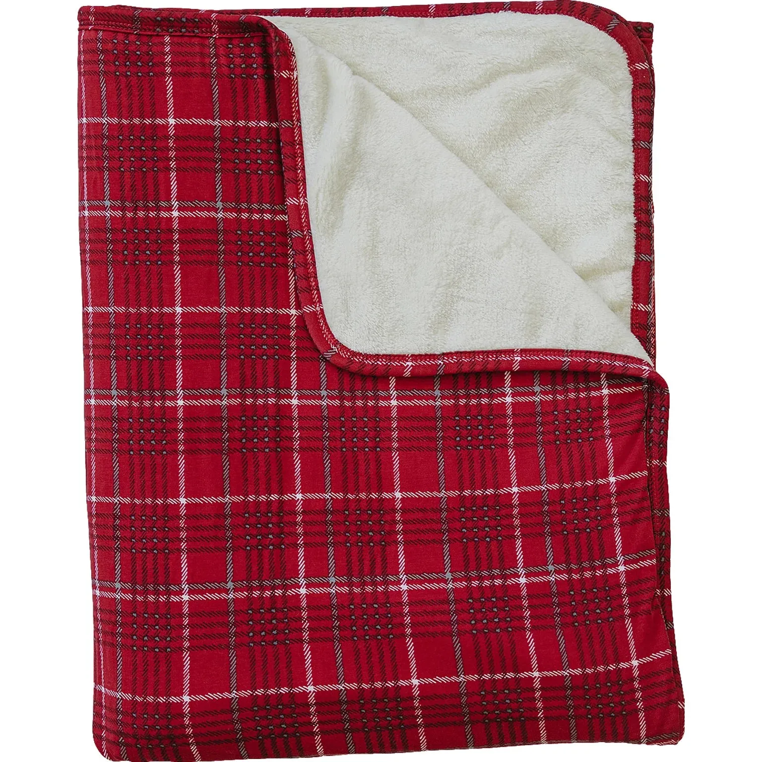Red Bamboo Fleece Blanket