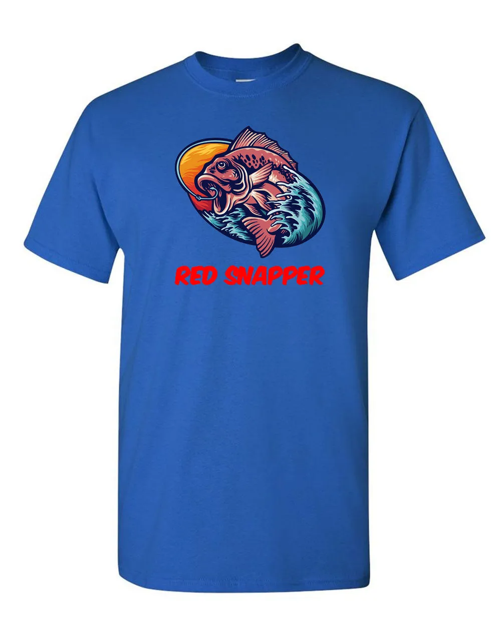 Red Snapper Fish T-shirt, Fishing T-shirt