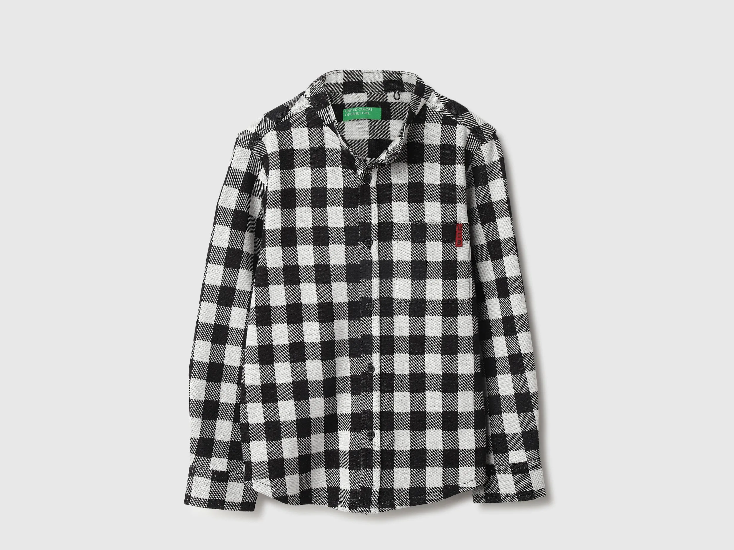 Regular Fit Hooded Neck Checkered Shirts