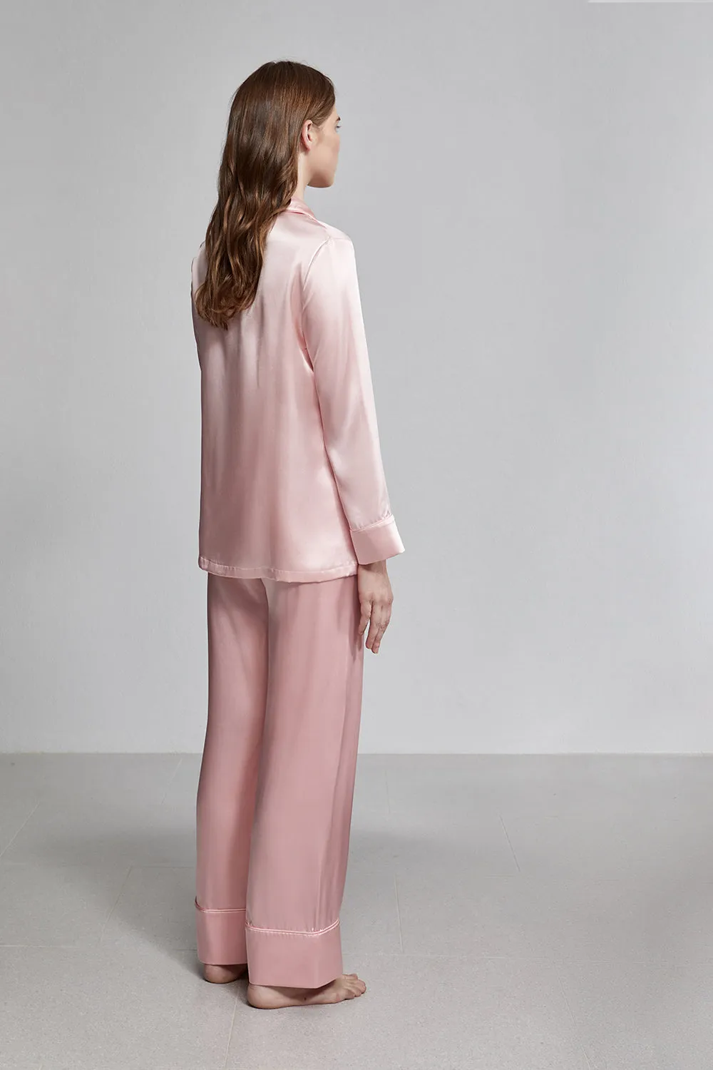 relaxed long pant, rose (sample)