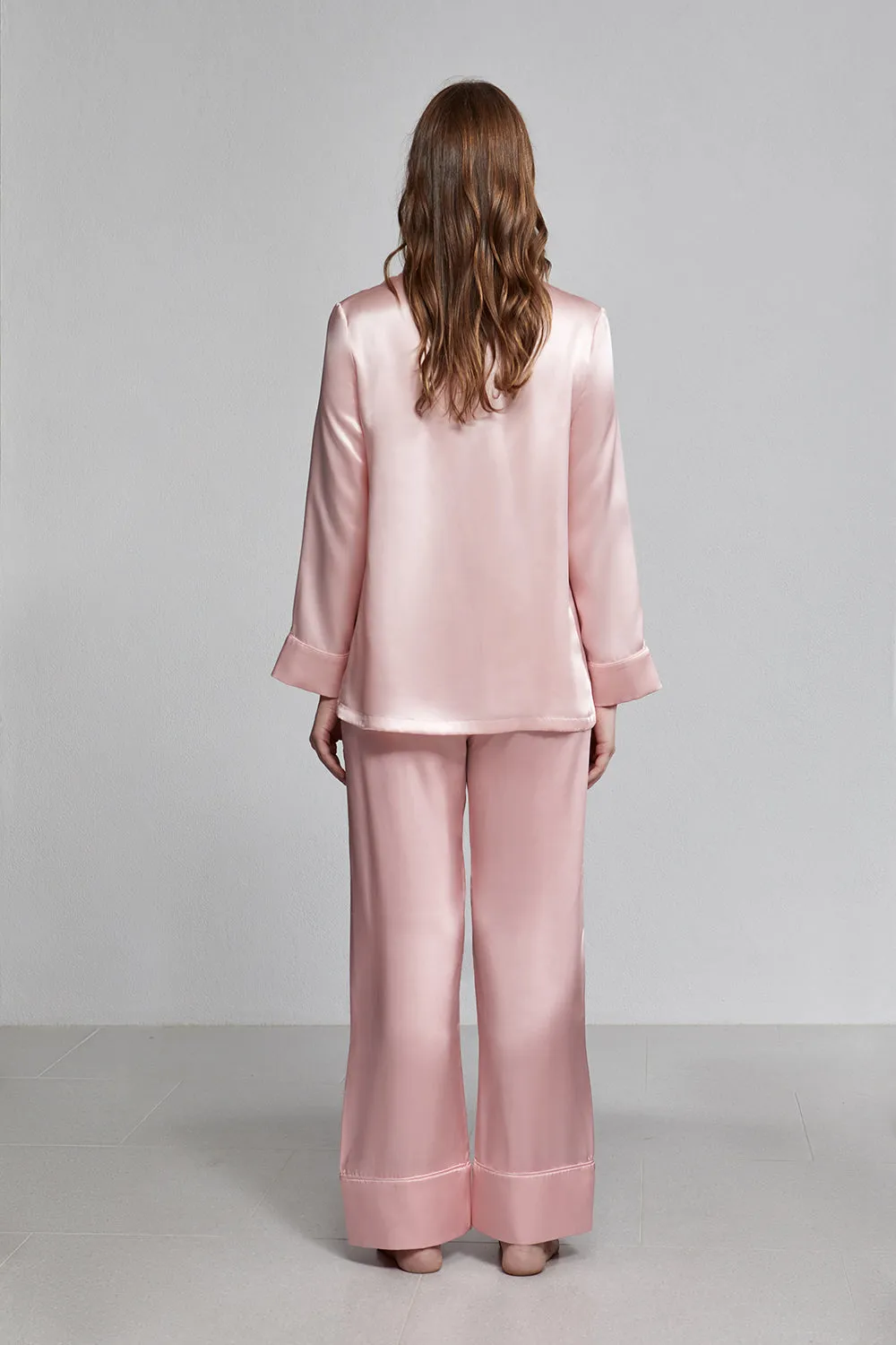 relaxed long pant, rose (sample)