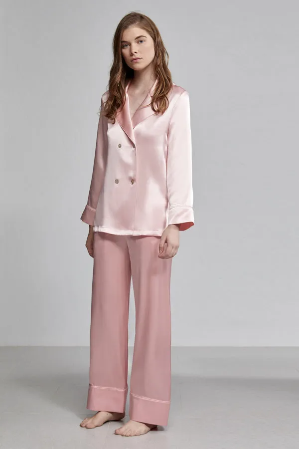 relaxed long pant, rose (sample)