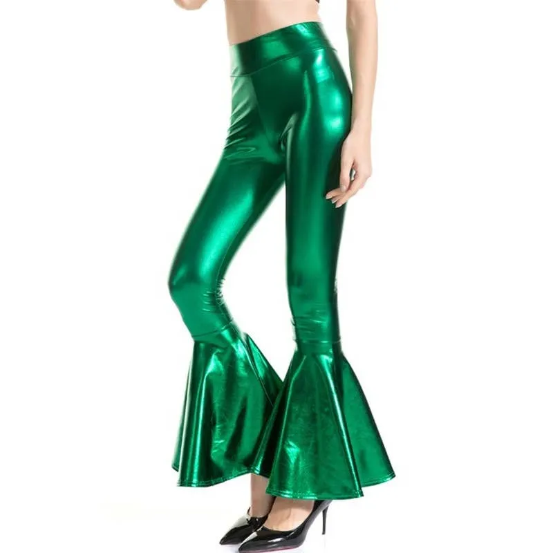 Retro 70s Disco Hippie Club Trousers Bell Bottoms