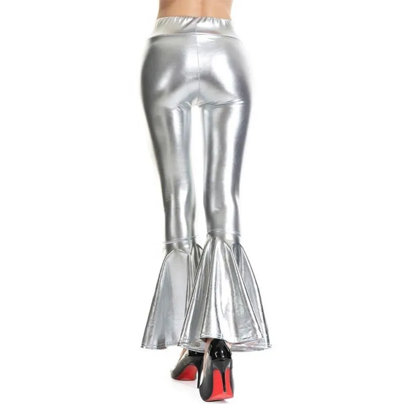 Retro 70s Disco Hippie Club Trousers Bell Bottoms