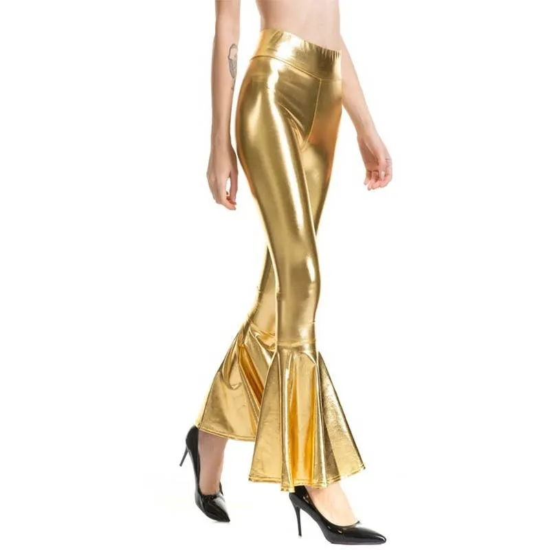 Retro 70s Disco Hippie Club Trousers Bell Bottoms