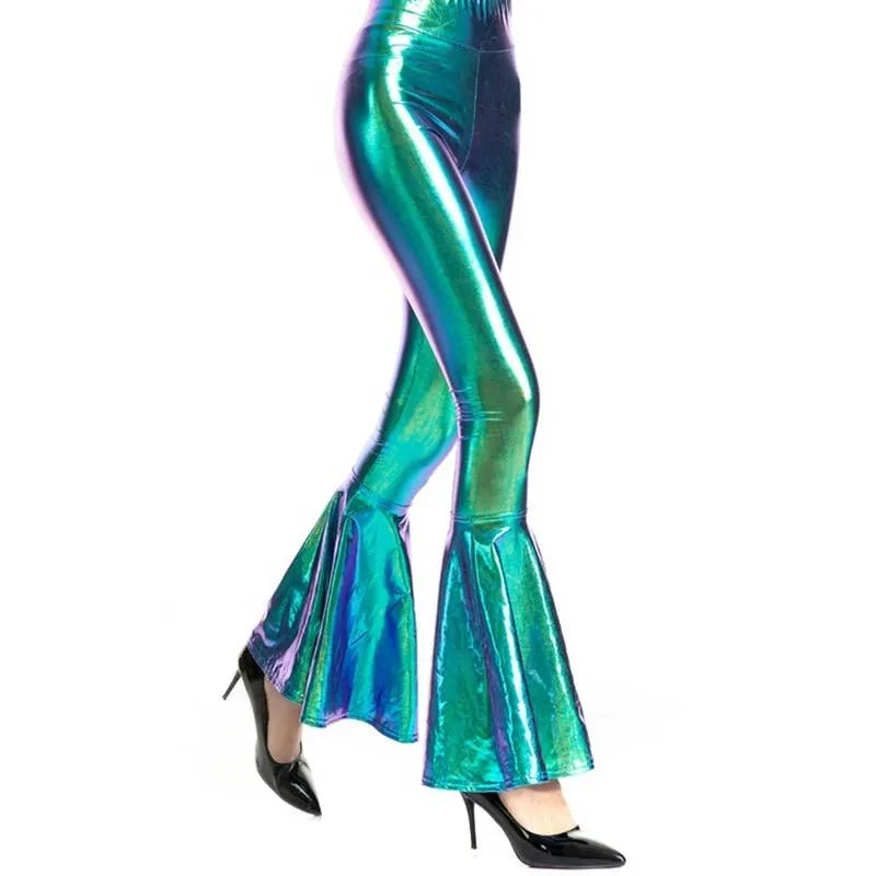 Retro 70s Disco Hippie Club Trousers Bell Bottoms