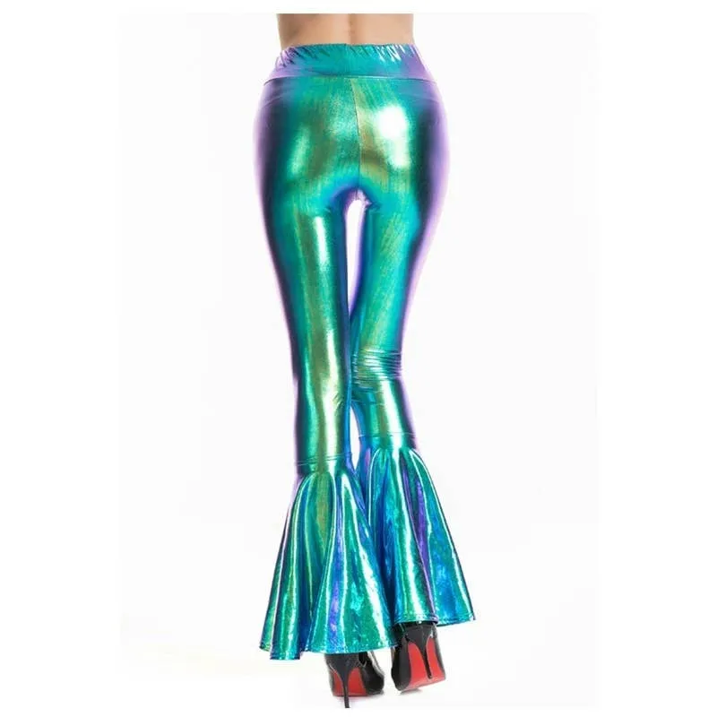 Retro 70s Disco Hippie Club Trousers Bell Bottoms