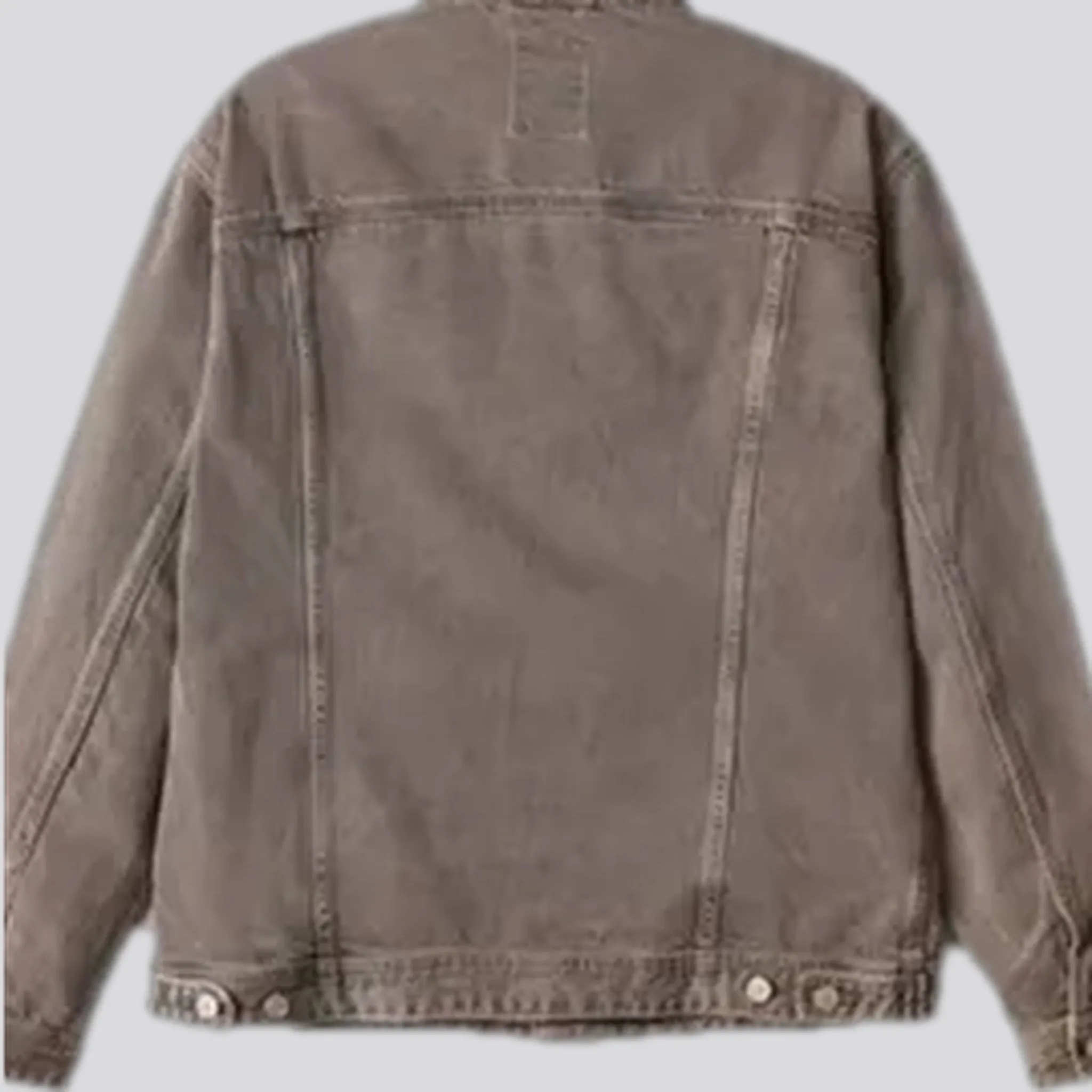 Retro style men's jean trucker jacket
