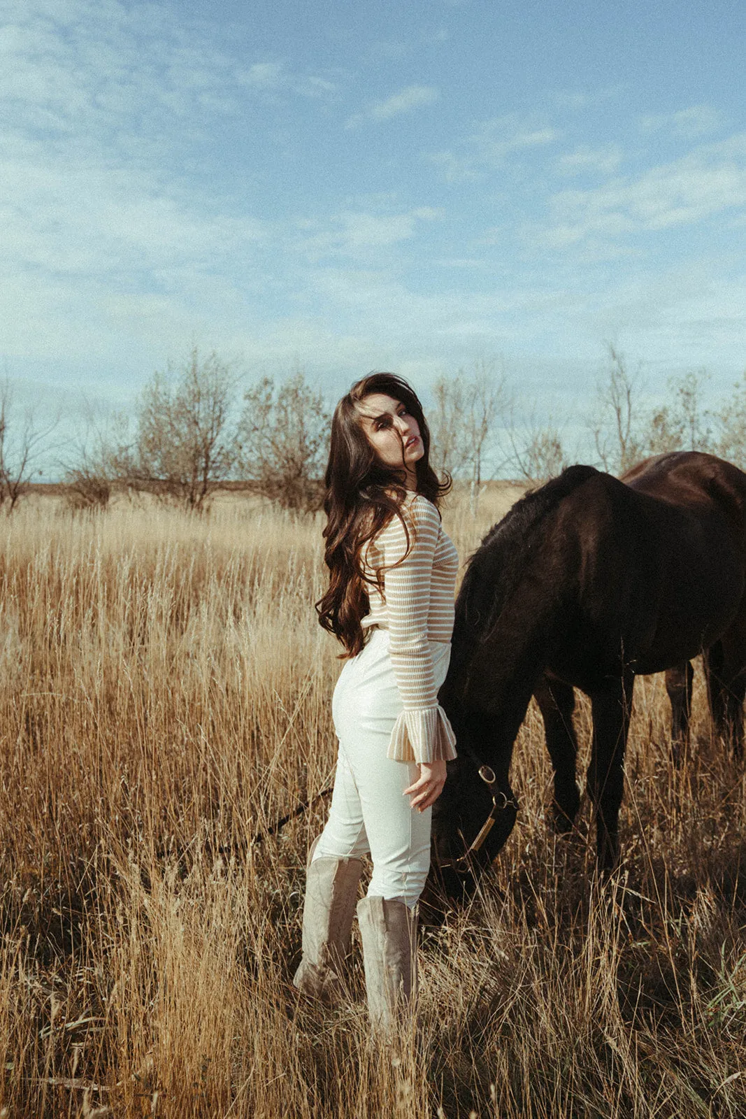 Rider Cream Leather Pants