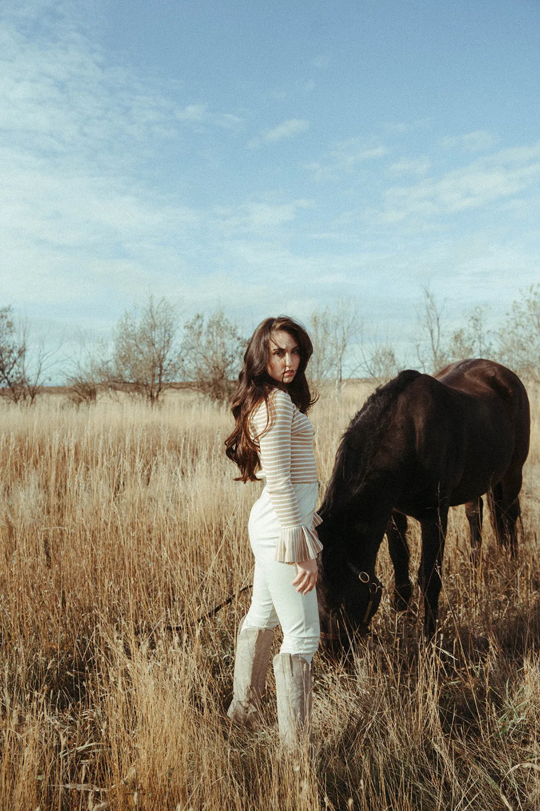 Rider Cream Leather Pants
