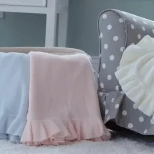 Ruffle Baby Blankets