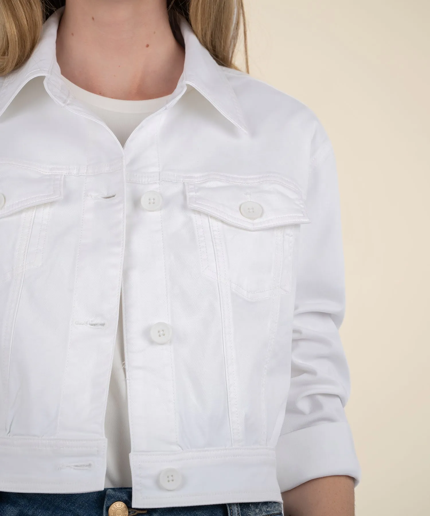 Rumi Cropped Trucker Jacket