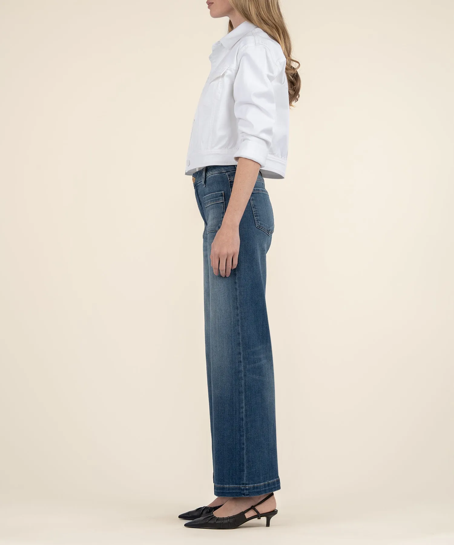 Rumi Cropped Trucker Jacket