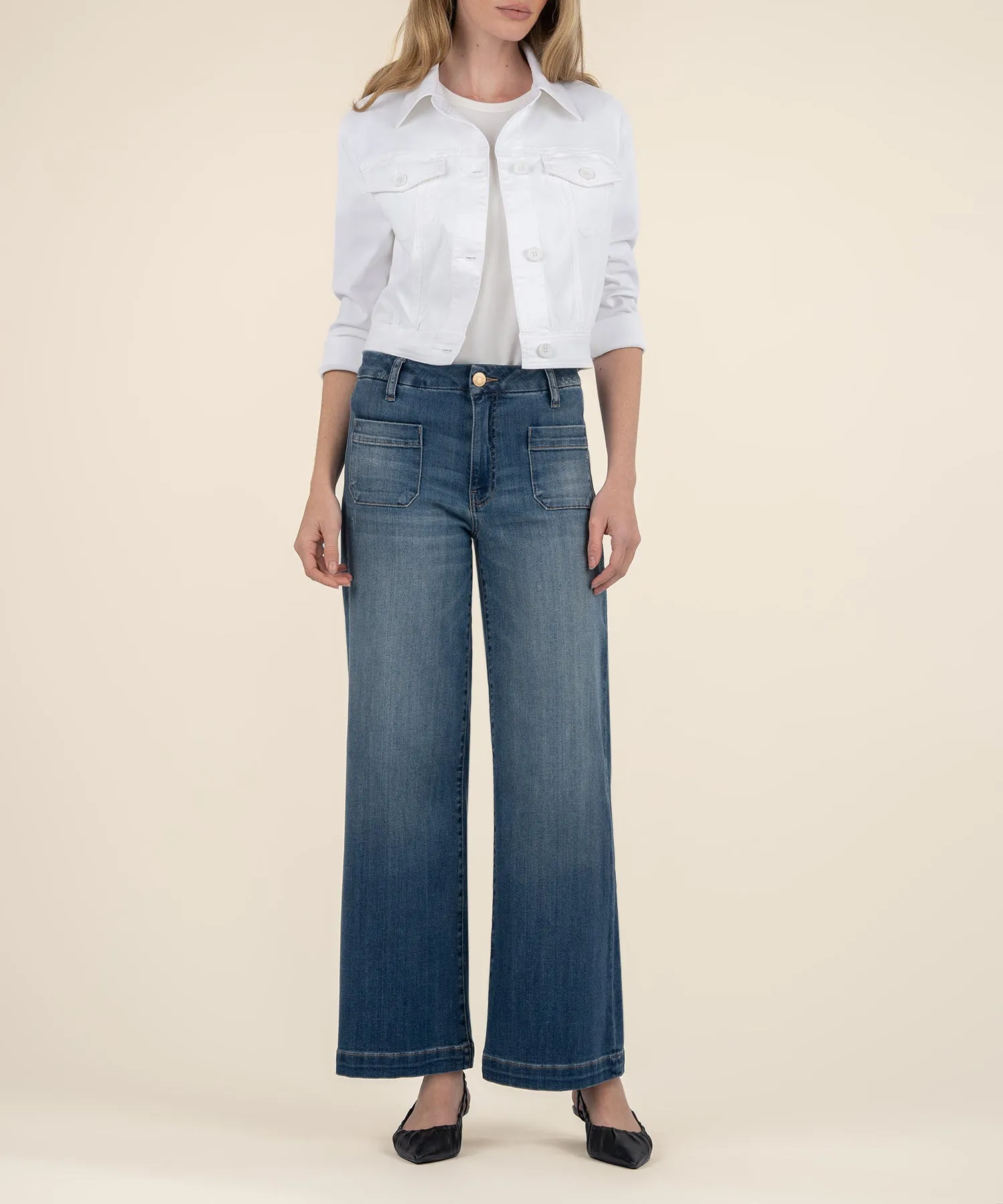 Rumi Cropped Trucker Jacket