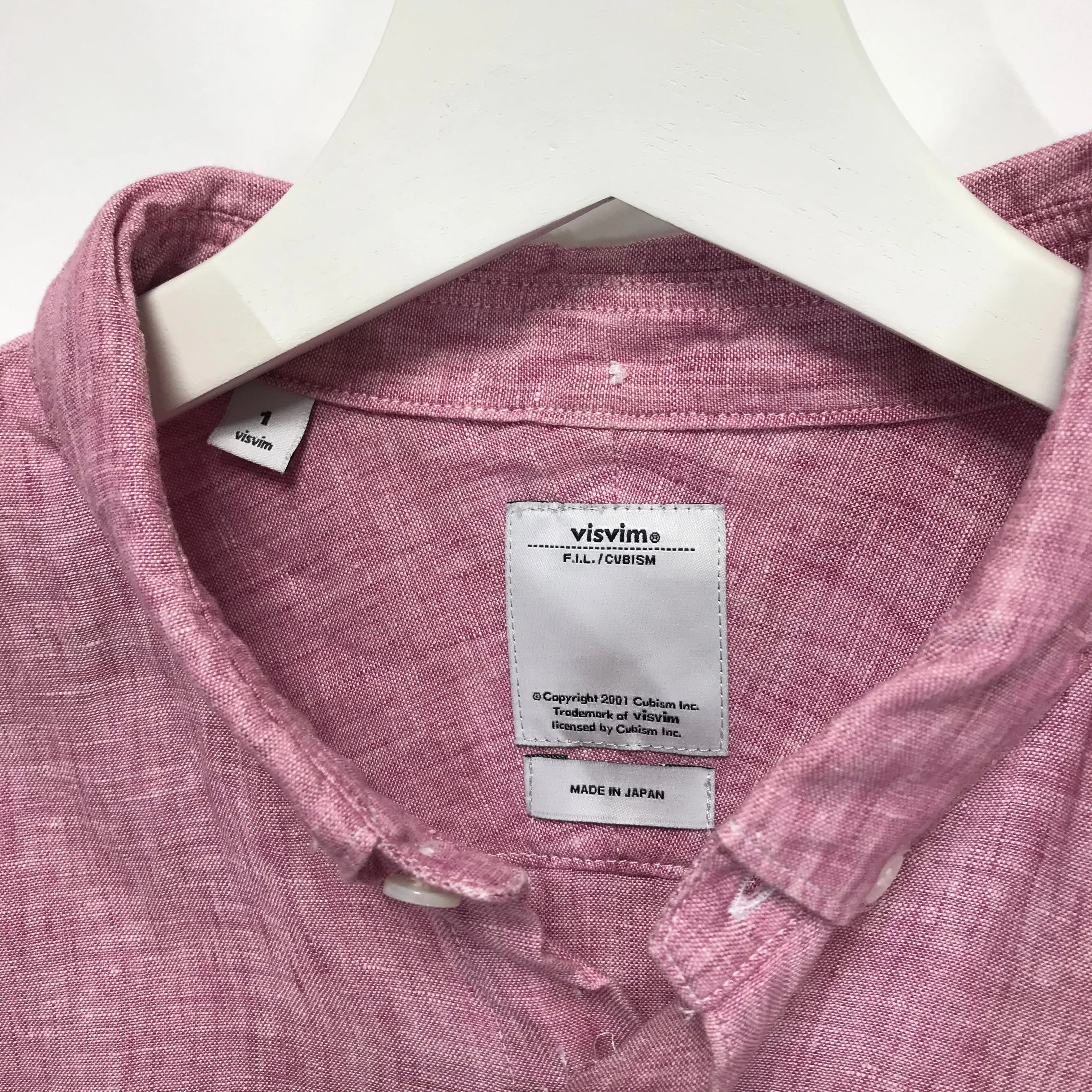 [S] VISVIM 12SS Linen Albacore Check L/S Shirt