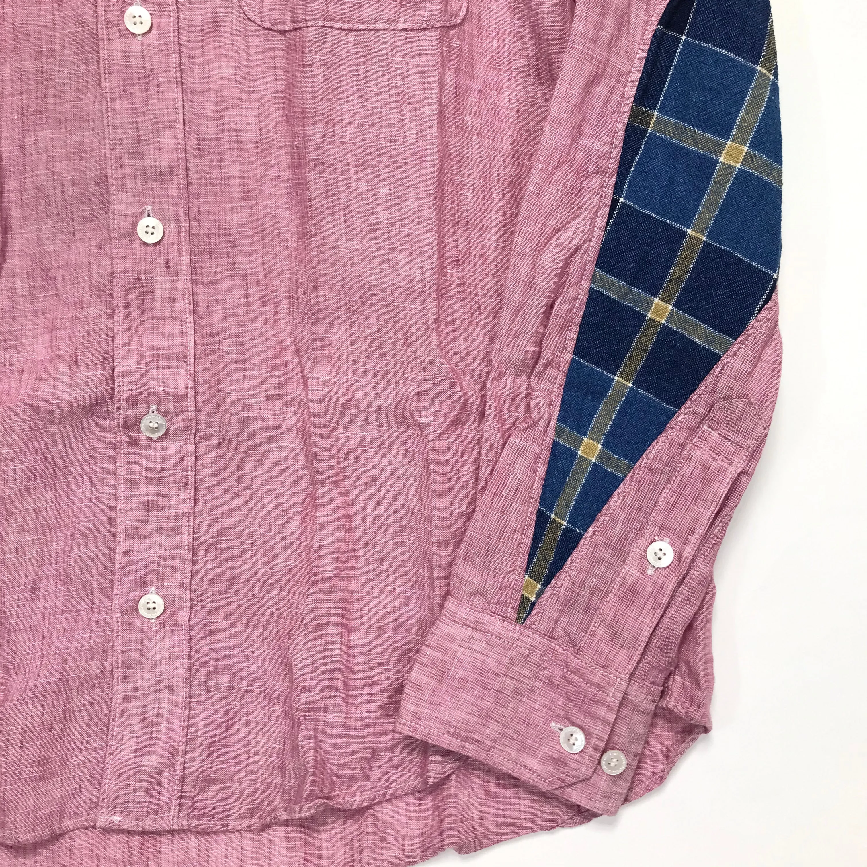 [S] VISVIM 12SS Linen Albacore Check L/S Shirt