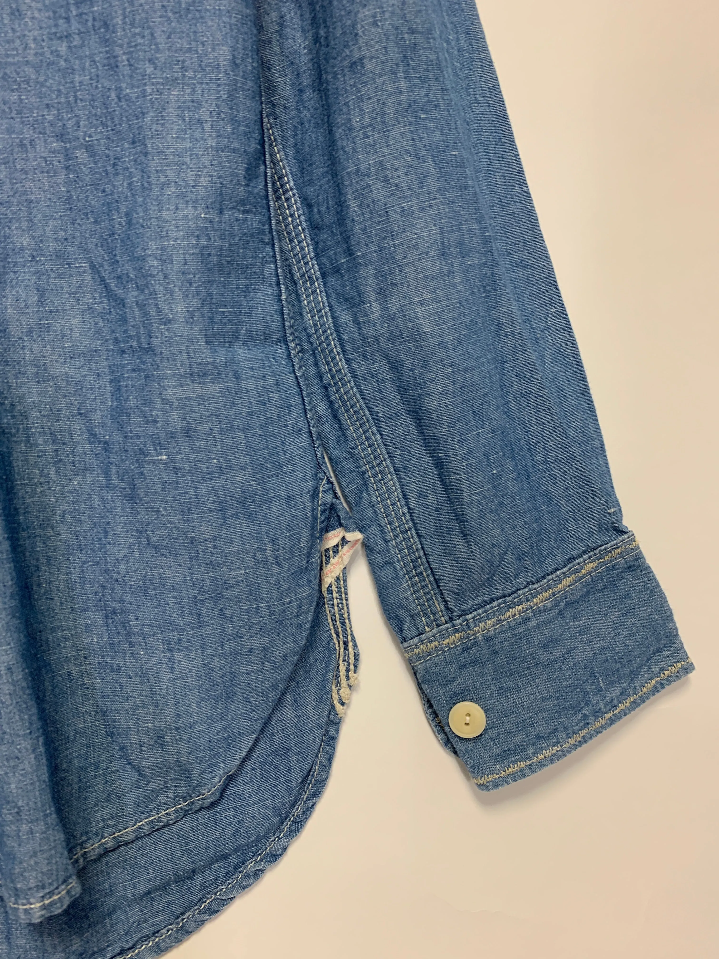 [S] Visvim 13SS Deadwood Chambray L/S Shirt Indigo