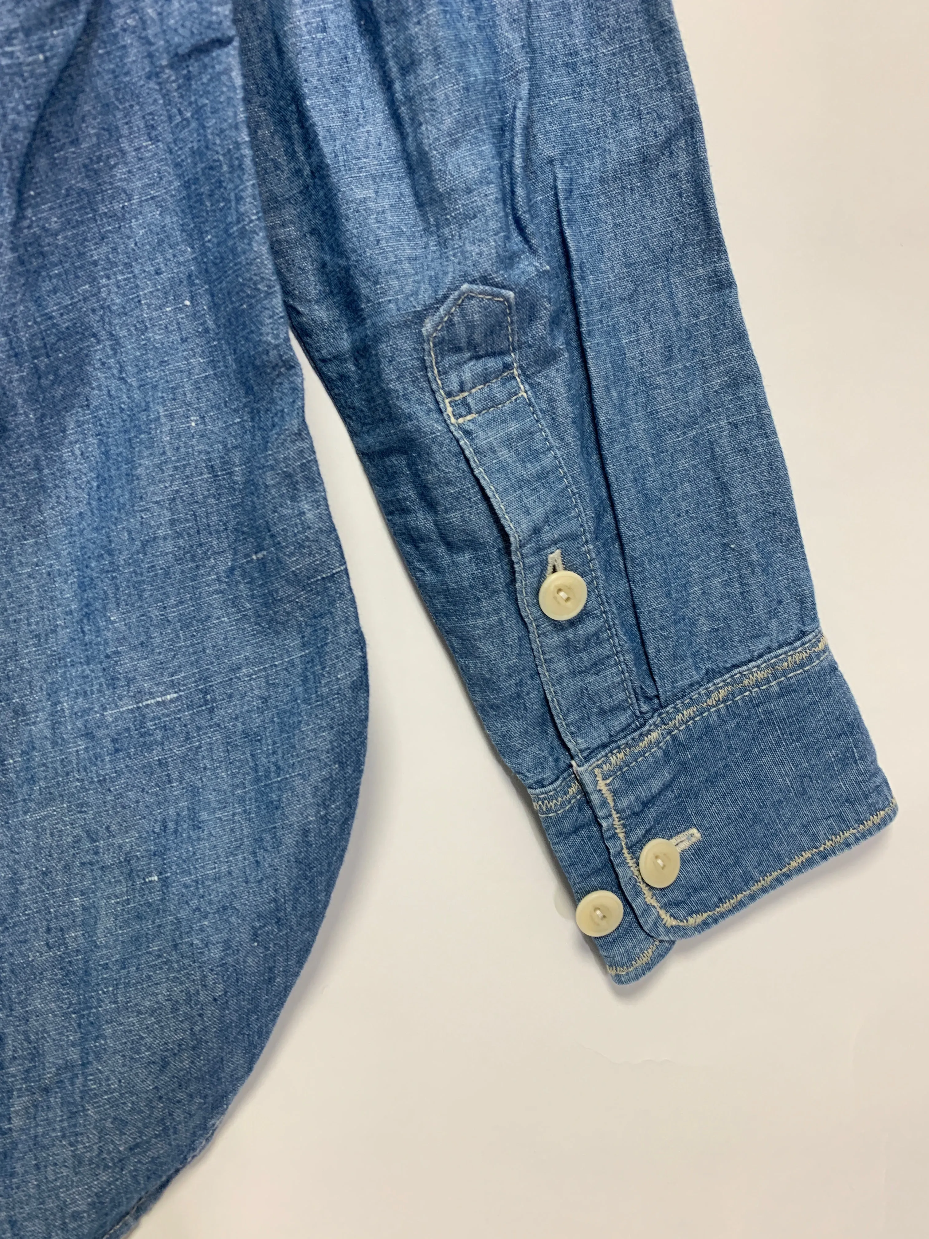[S] Visvim 13SS Deadwood Chambray L/S Shirt Indigo