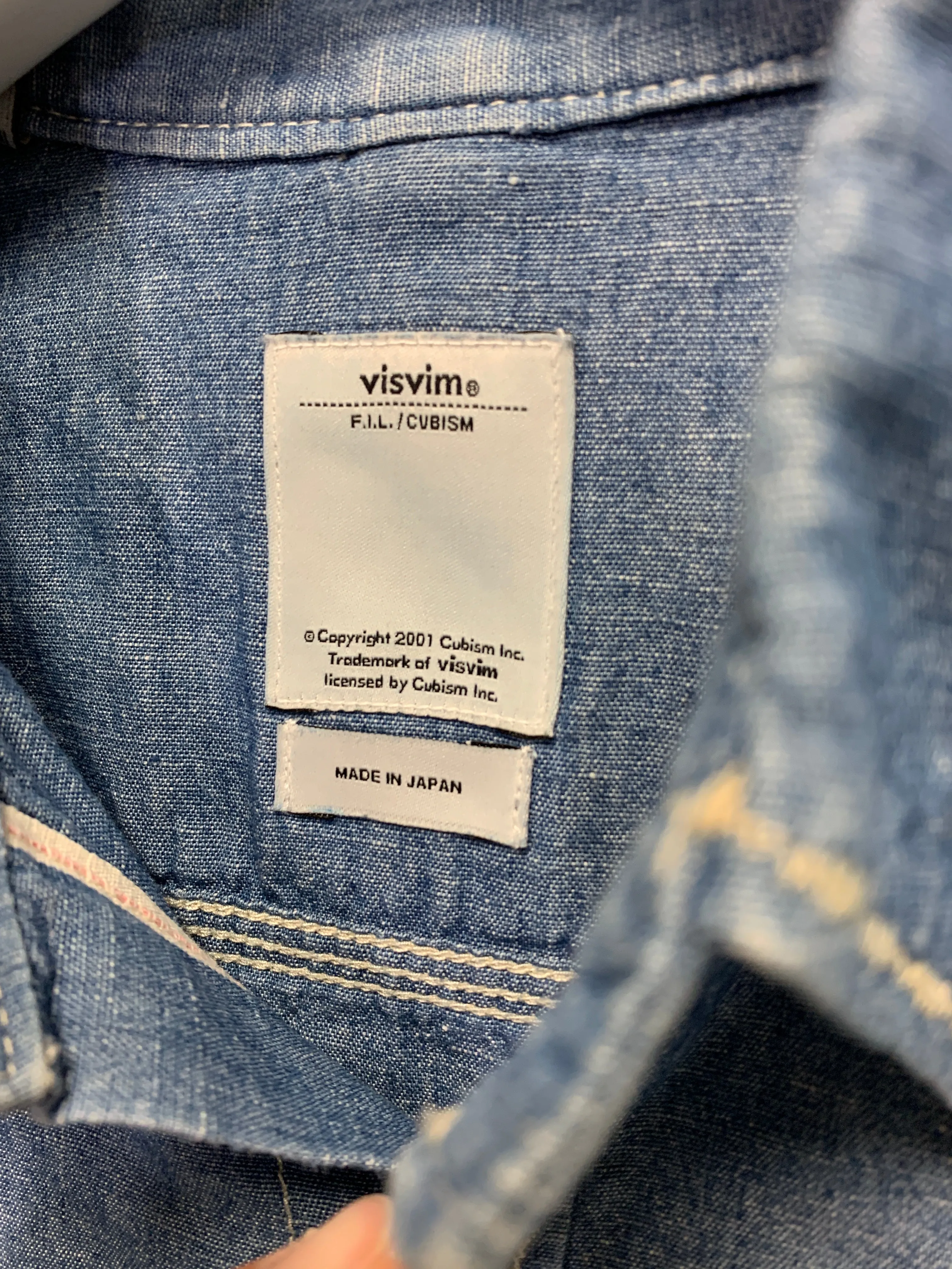 [S] Visvim 13SS Deadwood Chambray L/S Shirt Indigo