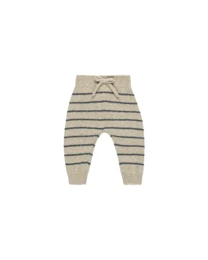 SALE - QUINCY MAE KNIT PANT || INDIGO STRIPE