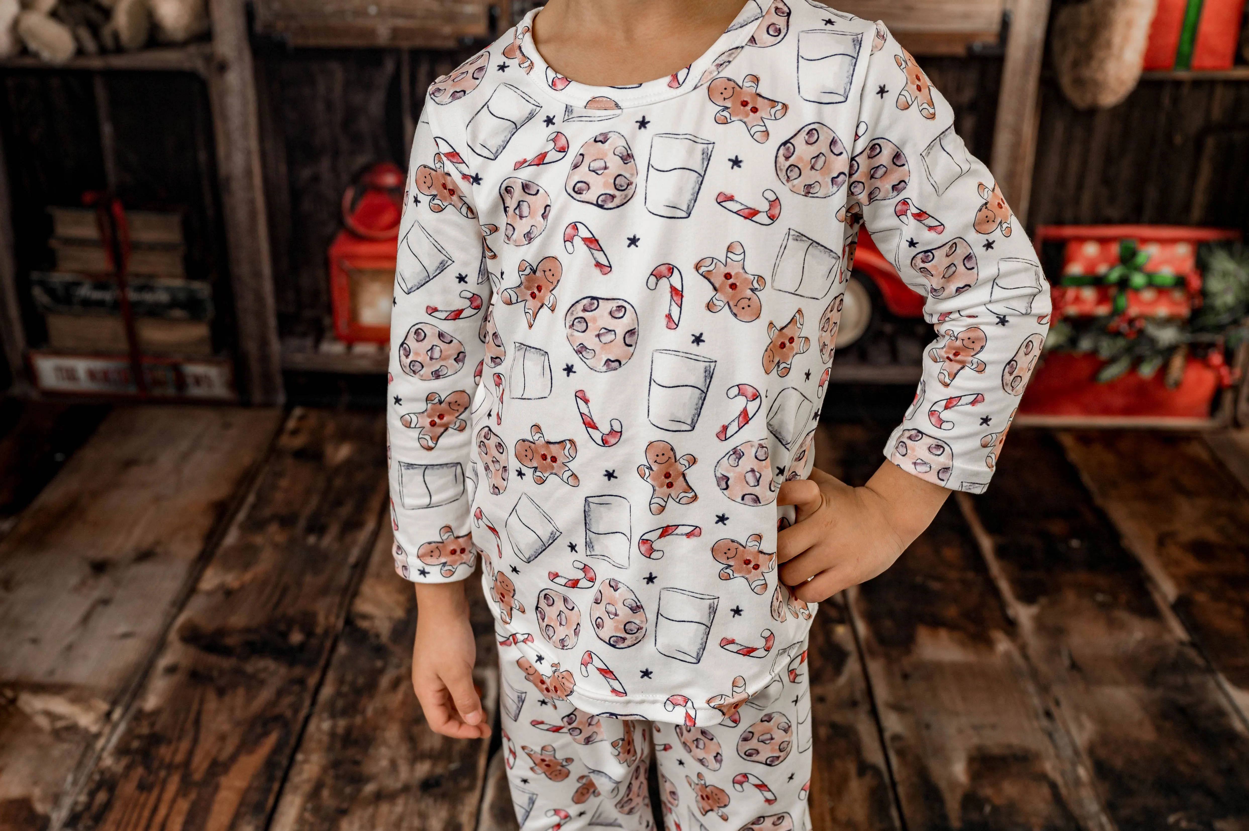 SANTA'S COOKIES & MILK UNISEX PAJAMAS