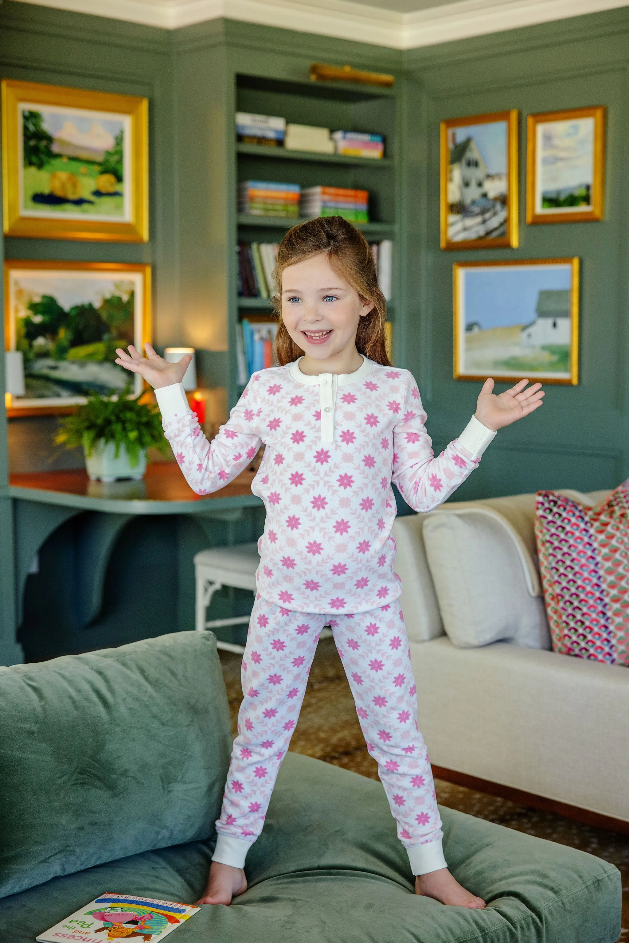 Sara Jane's Sweet Dream Set (Fleece) - Lost Lake Lattice with Palmetto Pearl