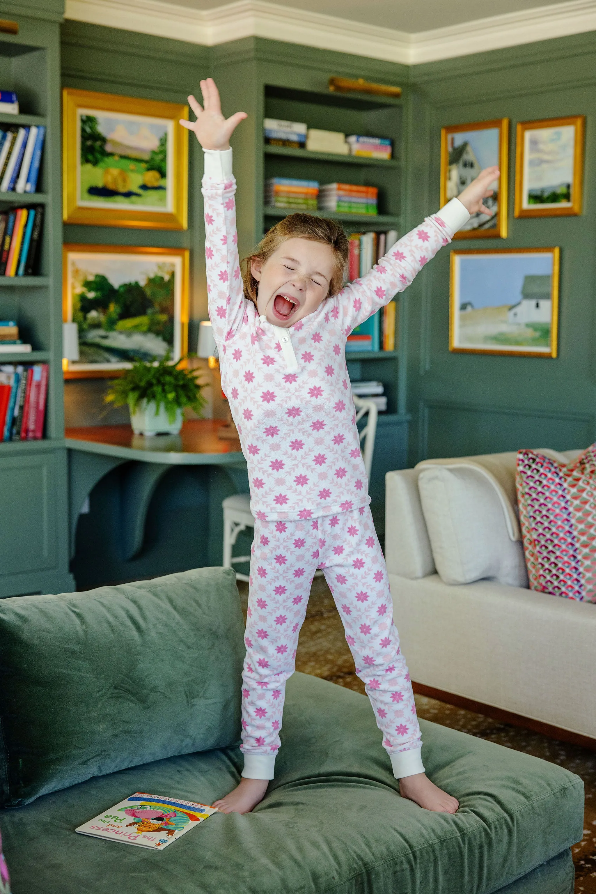 Sara Jane's Sweet Dream Set (Fleece) - Lost Lake Lattice with Palmetto Pearl