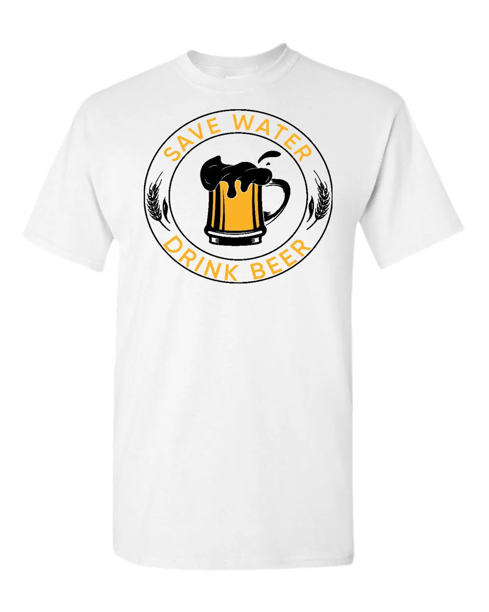 Save water, drink beer t-shirt, funny beer tees