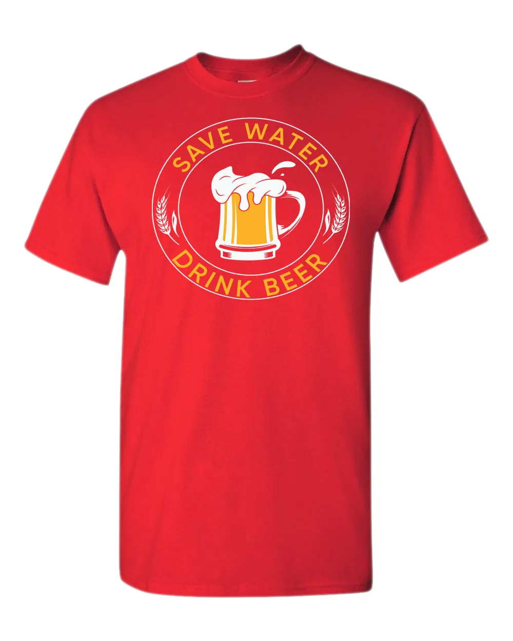 Save water, drink beer t-shirt, funny beer tees