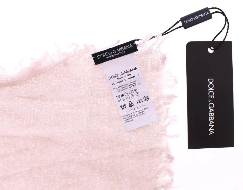 Scarf Men's Beige 100% Cashmere
