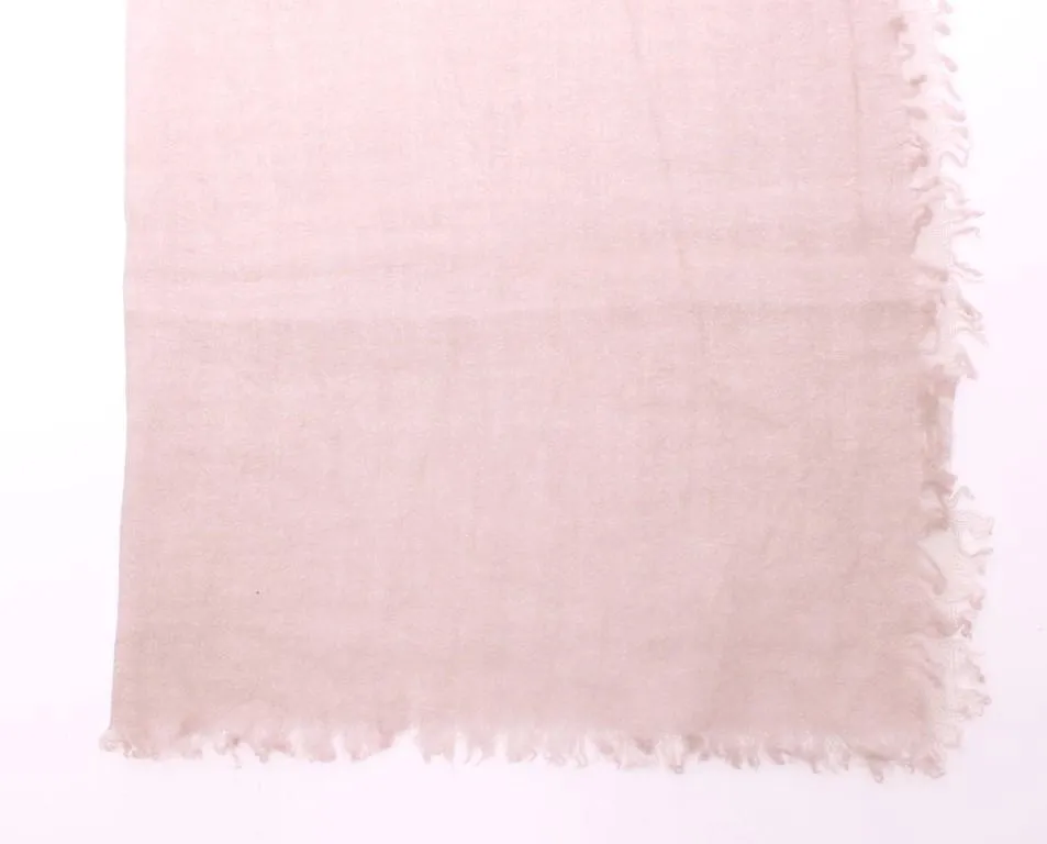 Scarf Men's Beige 100% Cashmere