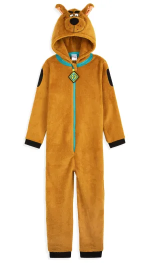 Scooby Doo Boys Pyjamas, 3D Hooded Onesie Boys Teens, Fleece Pyjamas for Kids