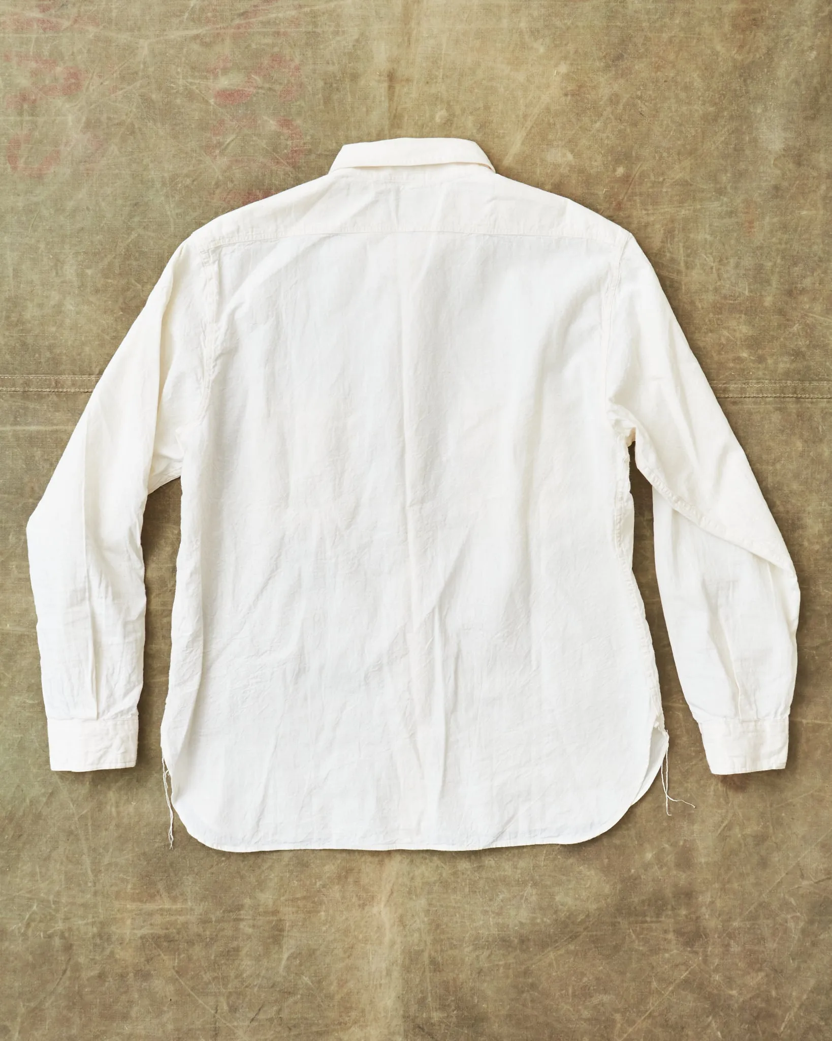 Second Hand Buzz Rickson's White Chambray Shirt White Size XL