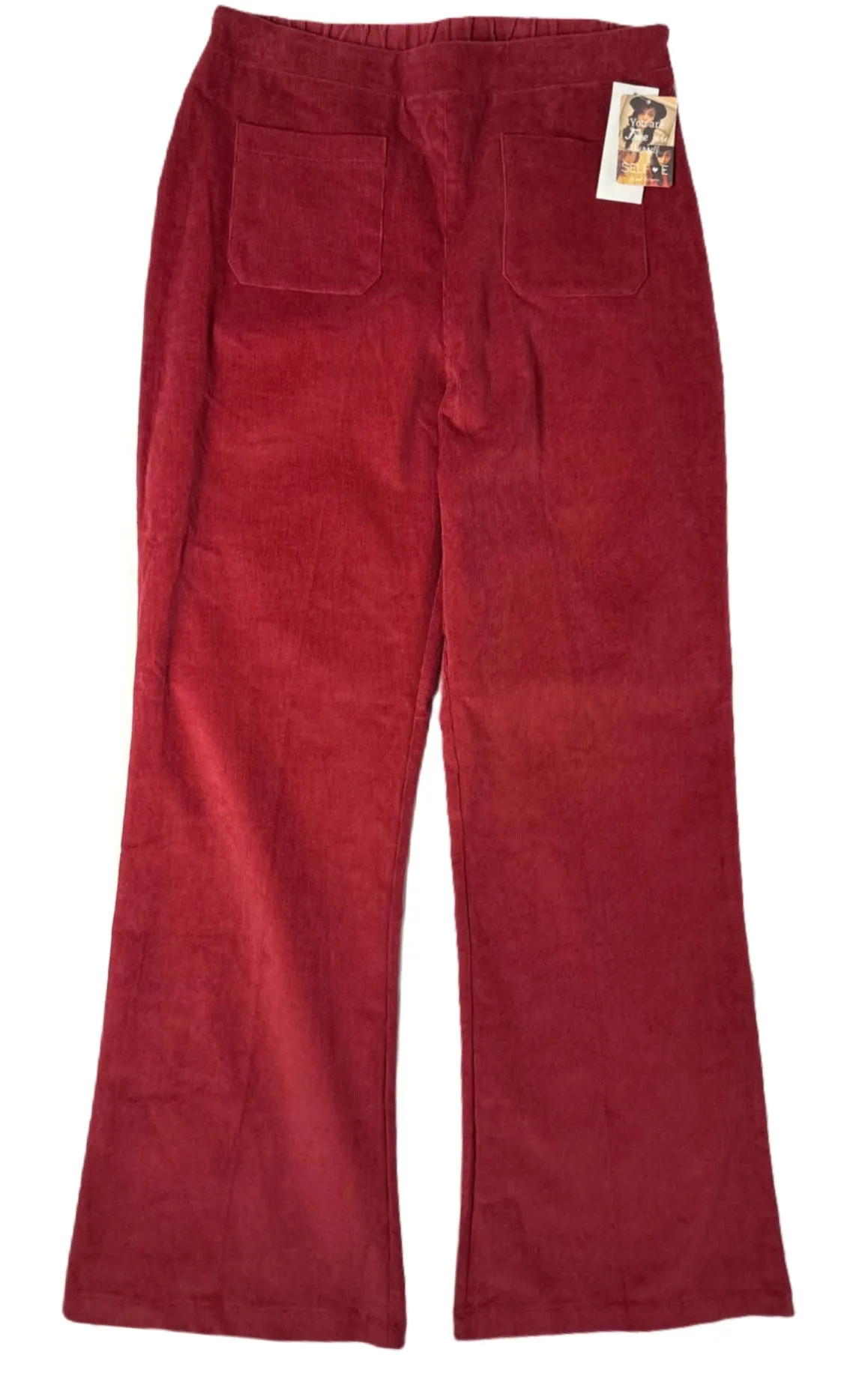SELF ESTEEM Stretch Corduroy Flare-Leg Pants