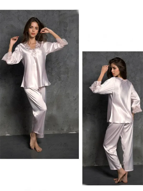 Sexy Silk Imitation Pajamas