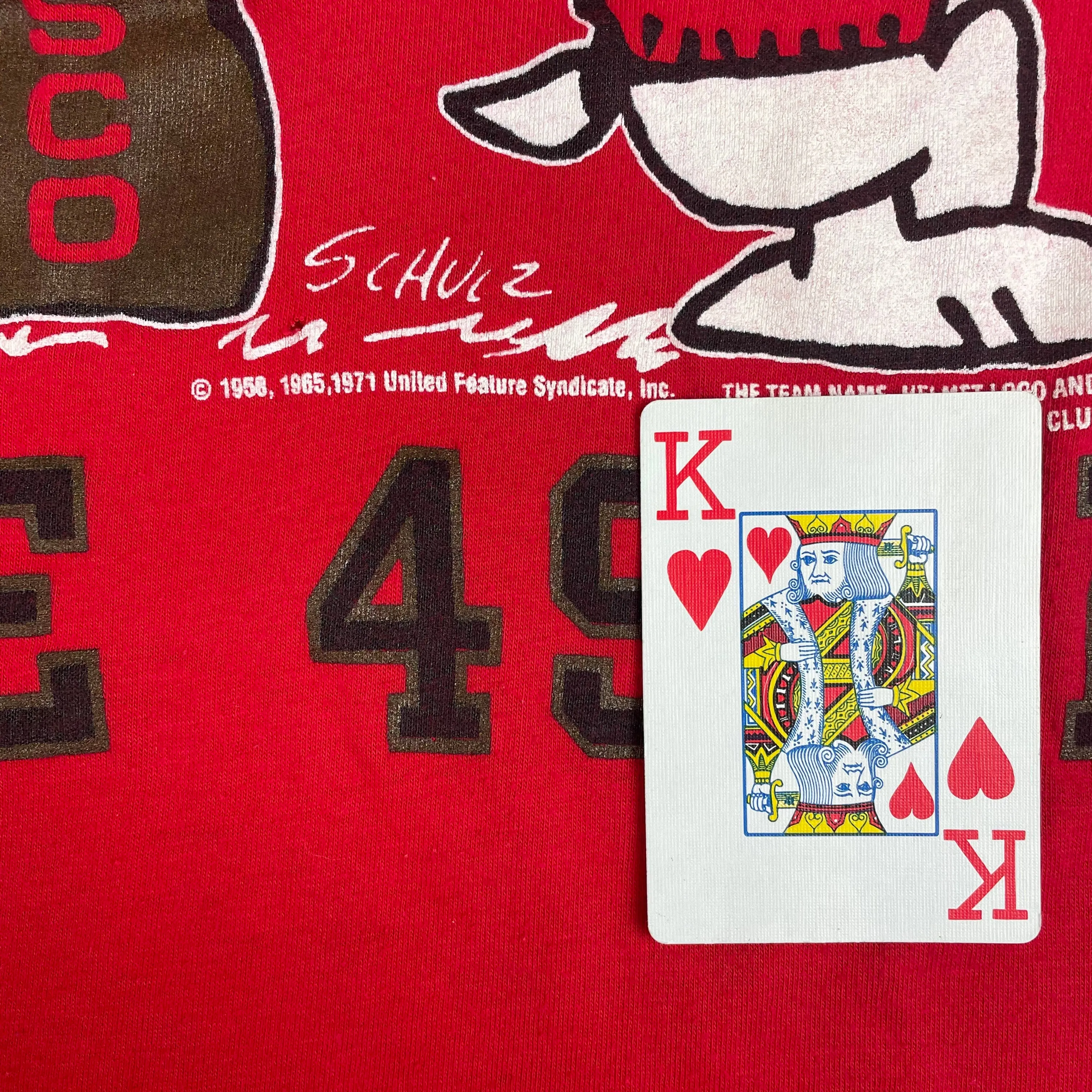SF 49er's X Snoopy Fan Tee