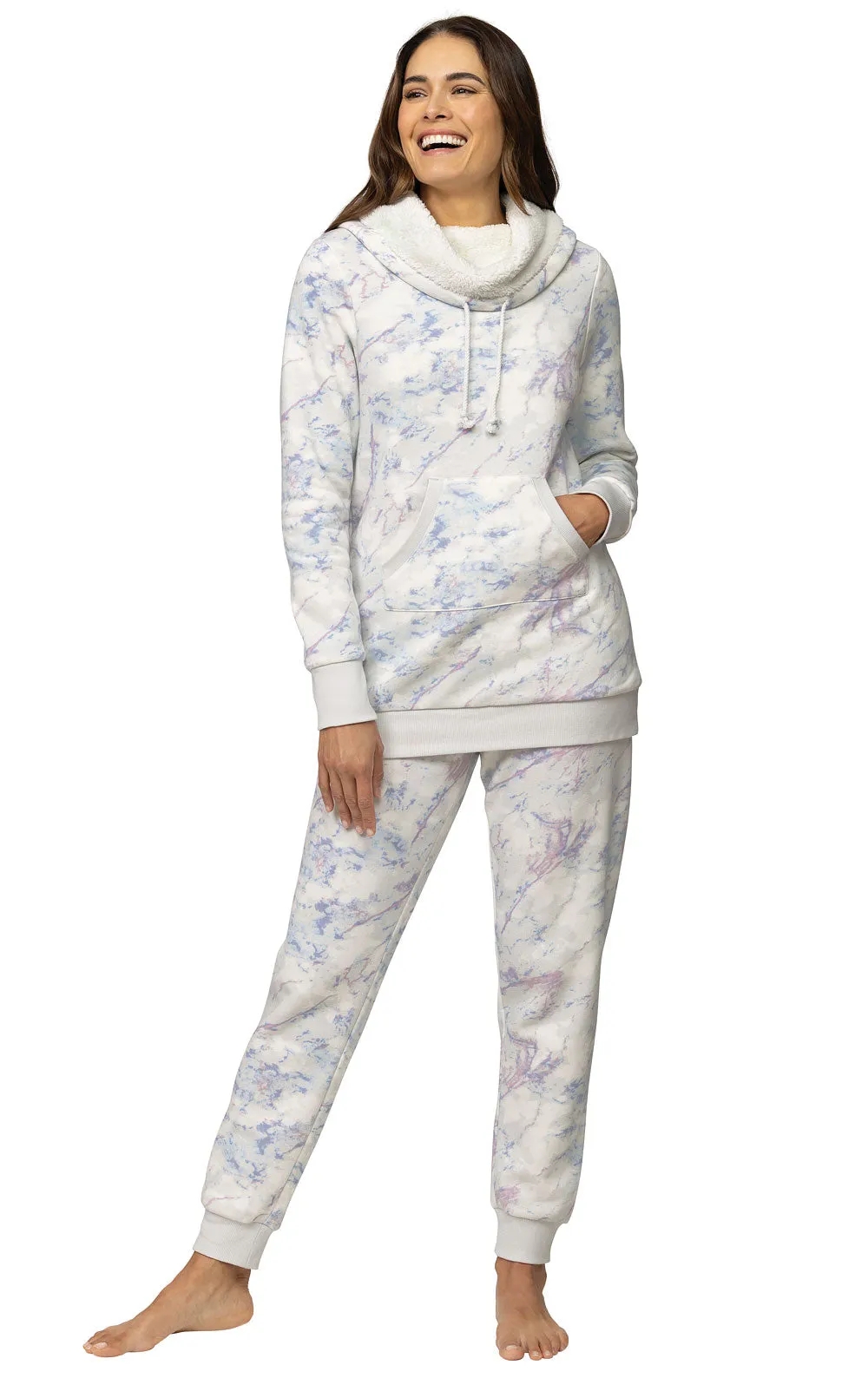 Shearling Rollneck Pajamas