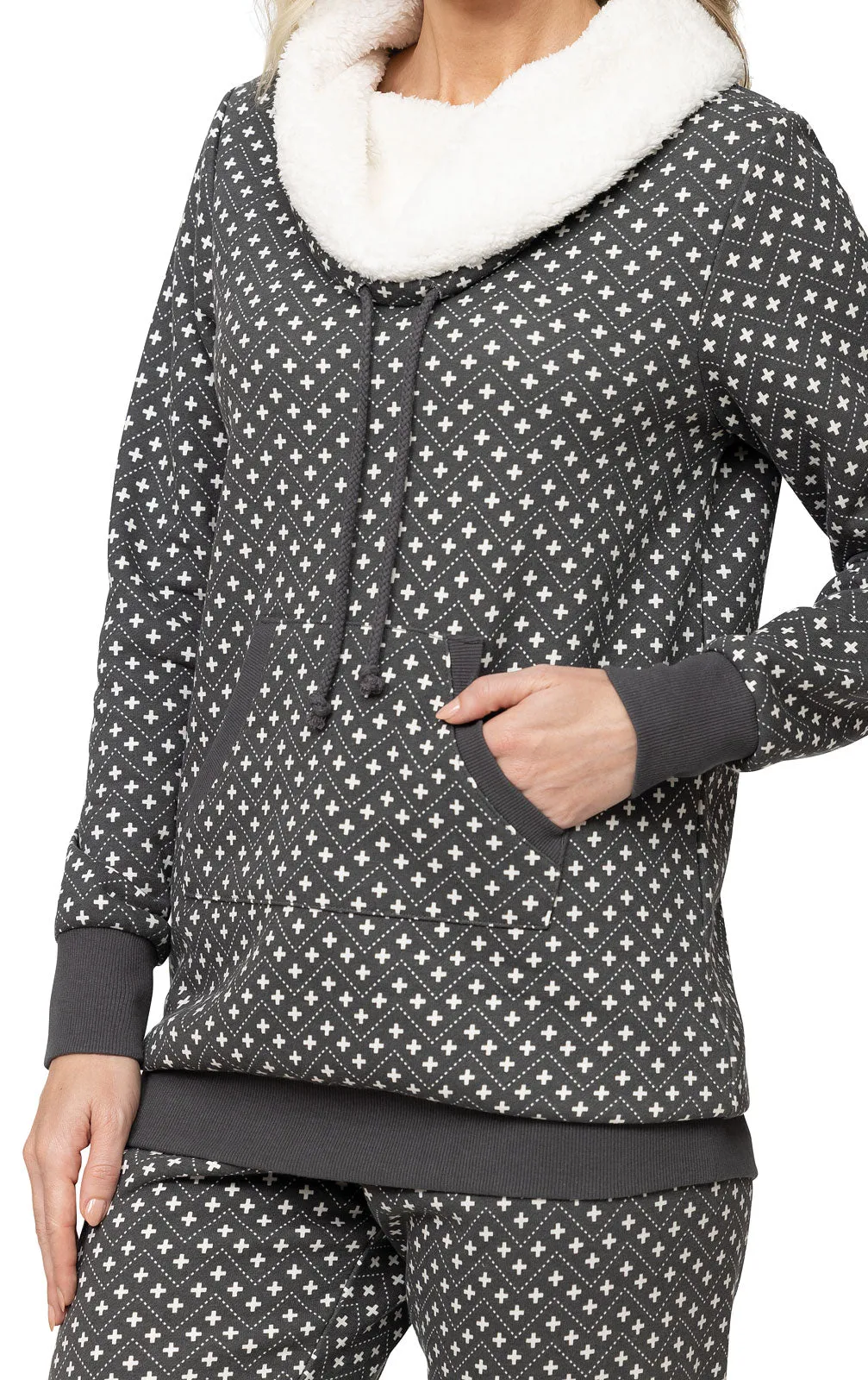 Shearling Rollneck Pajamas